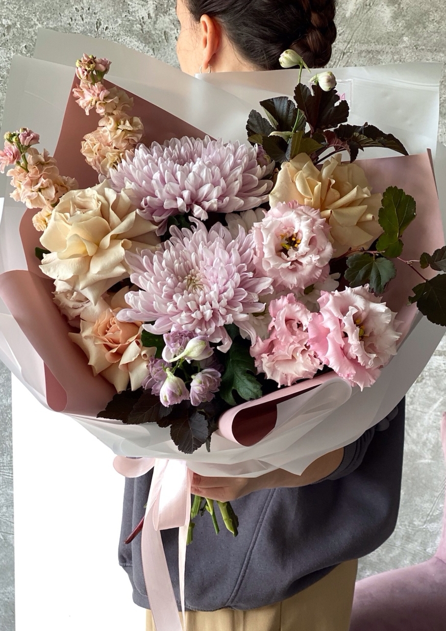 Букет сезонных цветов "Вкус жизни"