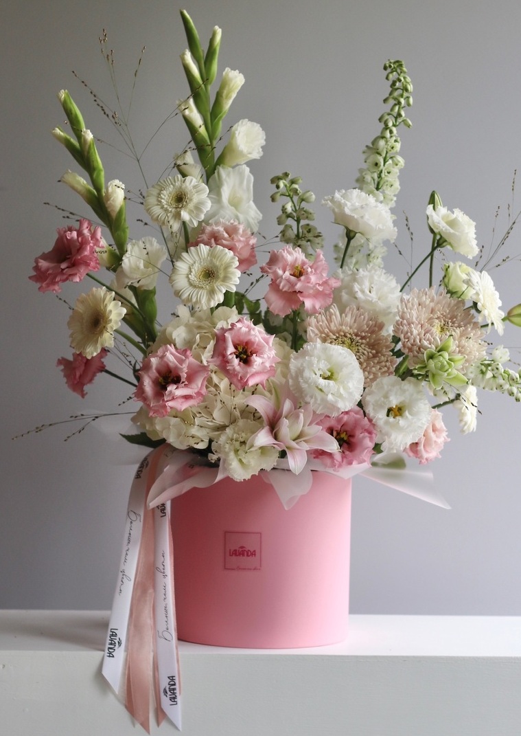 Большая композиция "Разрисованная вуаль"